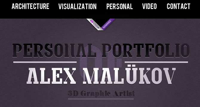 Personal Portfolio of Alex Malukov